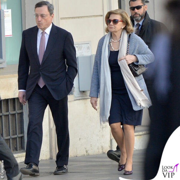 Mario Draghi e la moglie fotografati a Roma