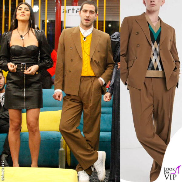 Tommaso Zorzi con un completo Asos e  scarpe Adidas