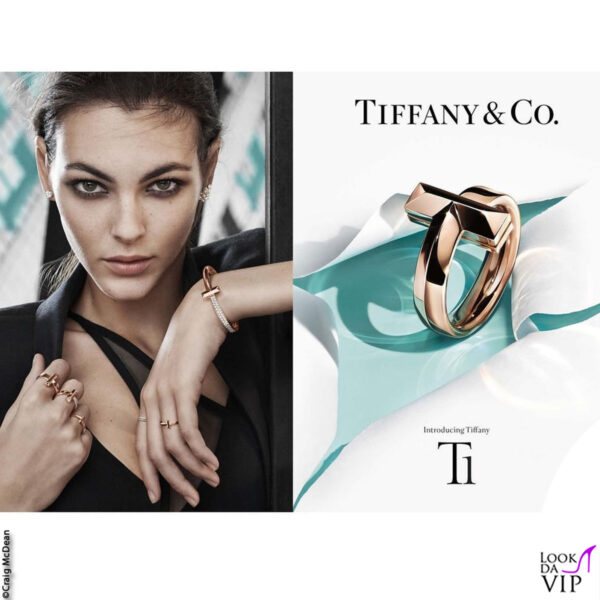 la Ceretti nella campagna pubblicitaria di Tiffany & Co.