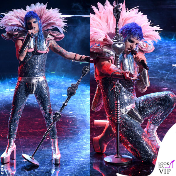 Prima serata: Achille Lauro porta in scena il Glam rock
