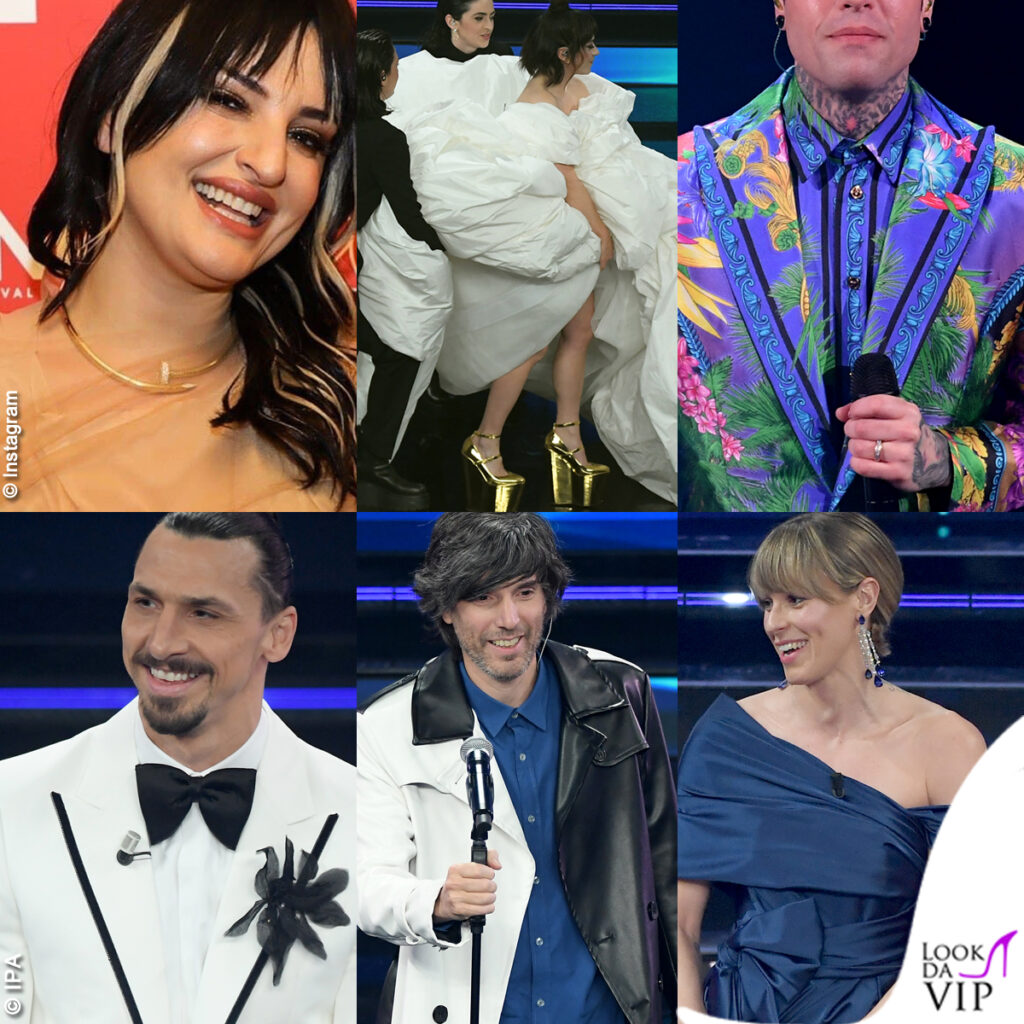 Dettagli strani Sanremo 2021 4 serata Arisa Madame Colapesce