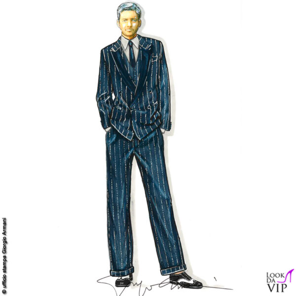 Fiorello indosserà abiti Giorgio Armani di ispirazione anni 30