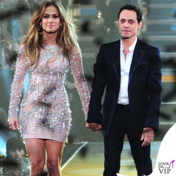 Jennifer Lopez e l'ex marito Marc Anthony