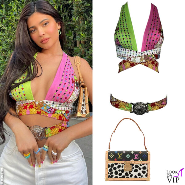 top Versace, borsa Louis Vuitton