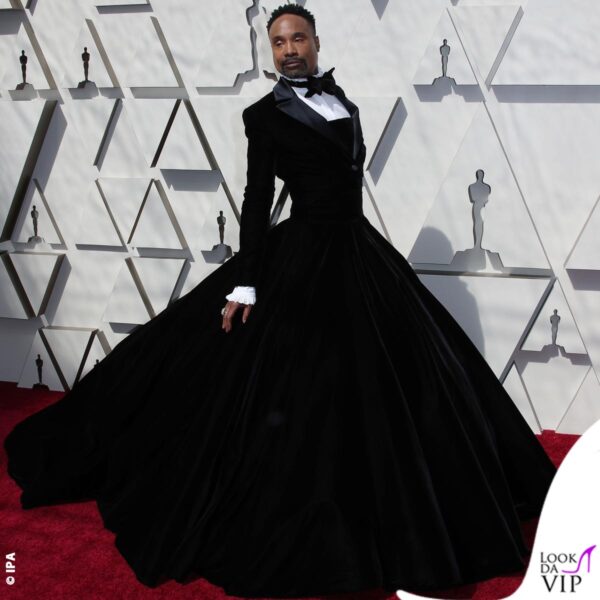 Oscar 2019: Billy Porter porta in scena la sua personale interpretazione dello smoking con un abito Christian Siriano