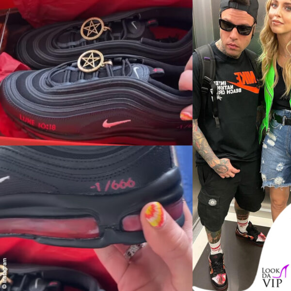 Fedez sneakers Nike Air Max 97 Satan Shoes