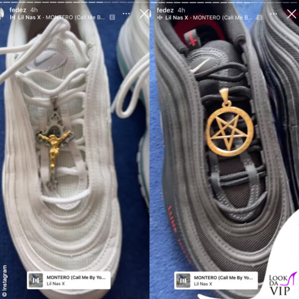Le Satan Shoes "fanno il paio" con le Jesus Shoes, dedicate a Gesù 