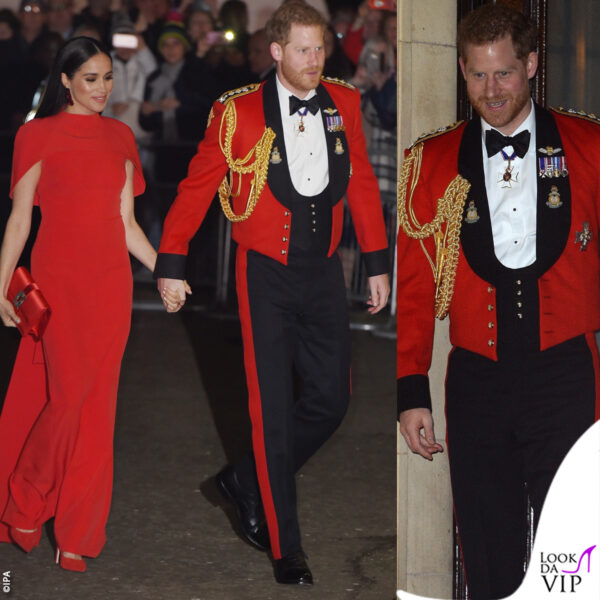 Harry e Meghan Markle nel 2020 al Mountbatten Festival of Music, uno degli ultimi eventi ufficiali della coppia 