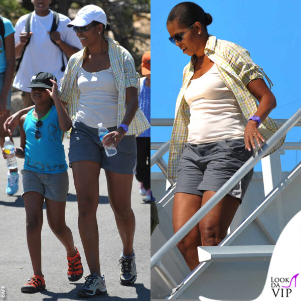nel 2009 al Grand Canyon gli shorts di jeans di Michelle Obama hanno dato scandalo 