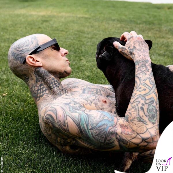 travis con il suo cane