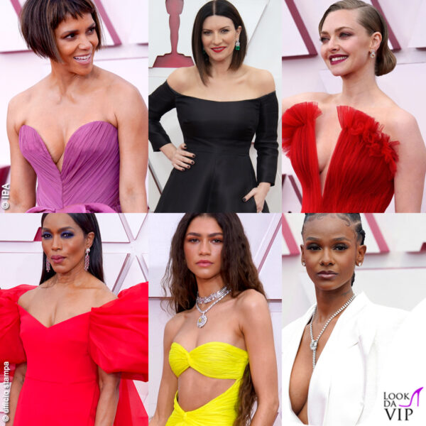 focus su spalle e decollete agli Oscar 2021