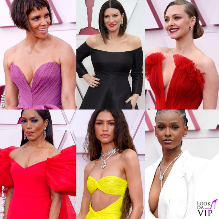 focus su spalle e decollete agli Oscar 2021