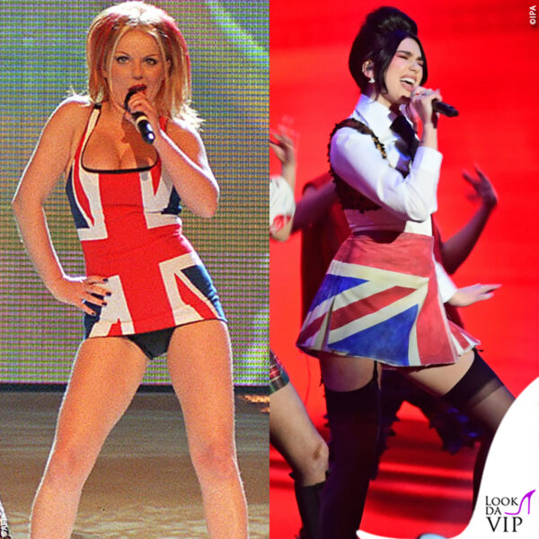 il confronto tra Geri Halliwell e Dua Lipa