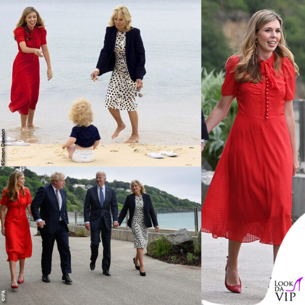 carrie symonds con jill biden: due first lady in cornovaglia