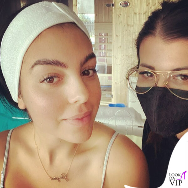 La Pecchi con Georgina Rodriguez 