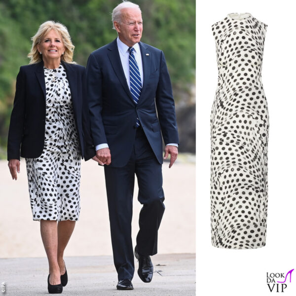 Per Jill Biden abito Brandon Maxwell