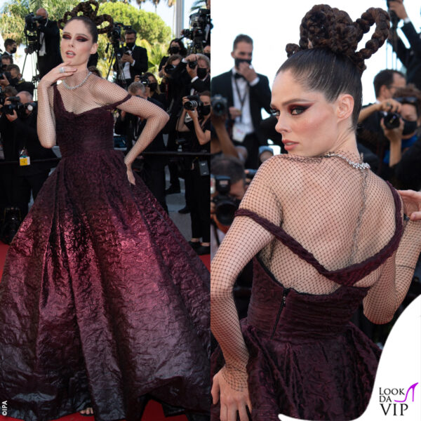 Coco Rocha con un abito haute couture di Dior e gioielli Chaumet 