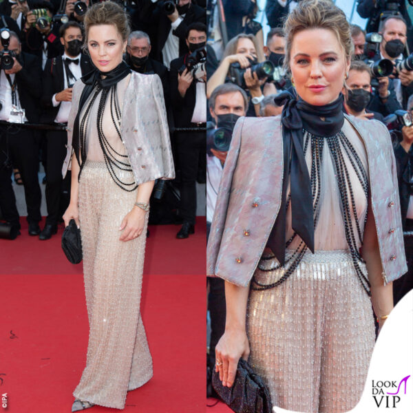 Melissa George in Giorgio Armani Privé e gioielli Pomellato 