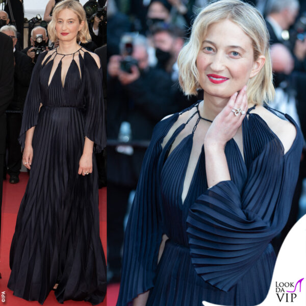 Abito Dior e gioielli Pomellato per Alba Rohrwacher 