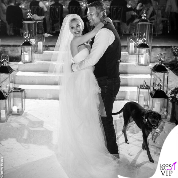 Gwen e Blake con il loro cane 