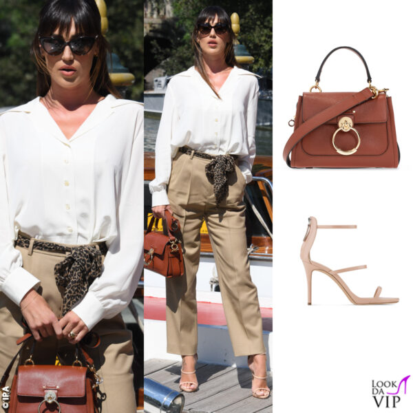 Cecilia Rodriguez (outfit YSL, borsa Chloe e sandali Zanotti)