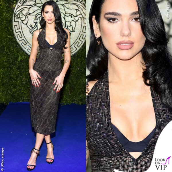Dua Lipa super sexy al fashion show di Fendace