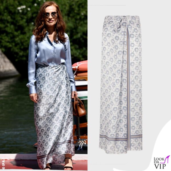 Isabelle Huppert (in Giorgio Armani)