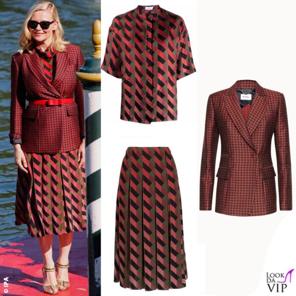 Kristen Dunst (in Salvatore Ferragamo)