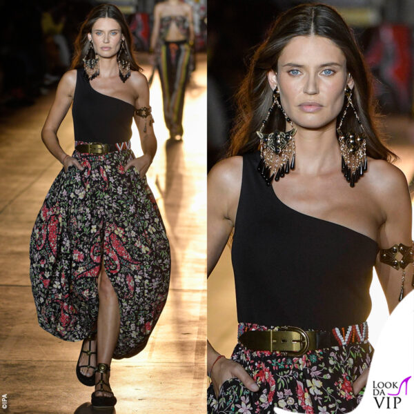 Bianca Balti da Etro 