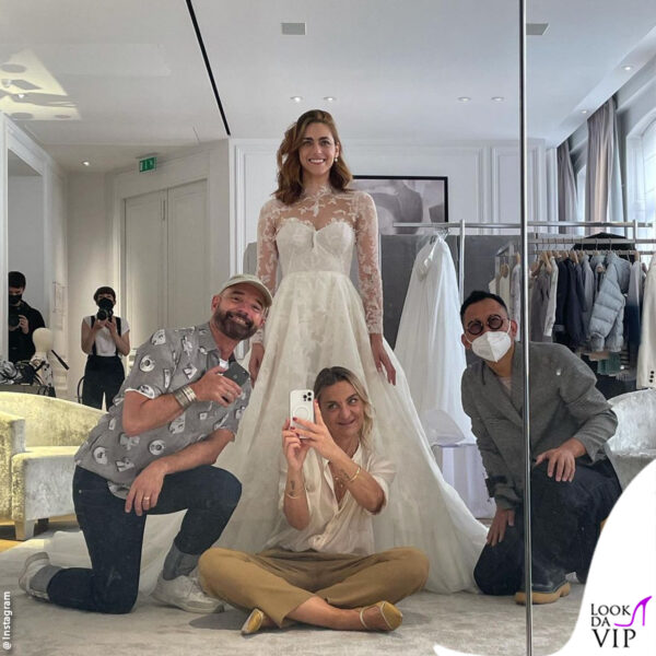 Miriam e il suo team da Dior a Parigi il 30 luglio per l'ultimo fitting
