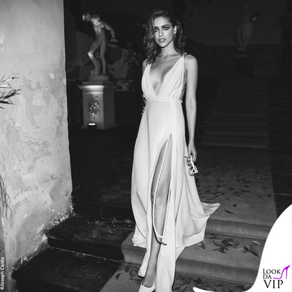 il look per le danze di Miriam Leone è sensuale 
