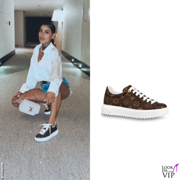 sneakers e borsa Louis Vuitton