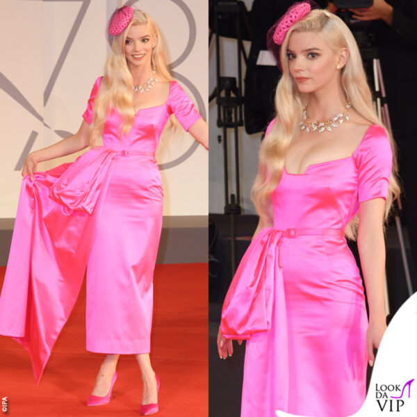 outfit Dior e gioielli Tiffany & Co. per Anya Taylor-Joy 