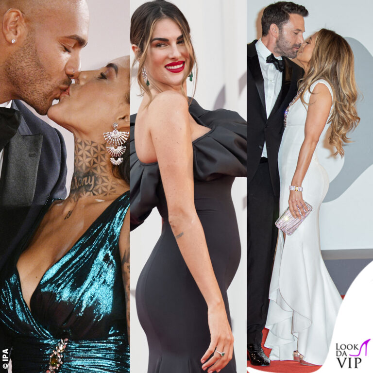 Venezia 78 Marcell JAcobs Nicole Daza Francesca Sofia Novello JLo Ben Affleck Serena Rossi