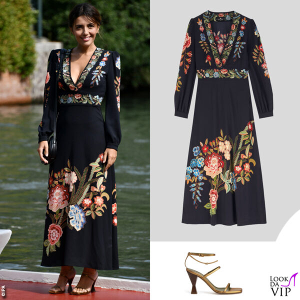 Serena Rossi (abito Etro, scarpe Maria Luca)
