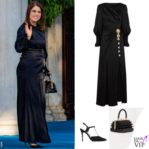 abito Peter Pilotto, borsa Gabriela Hearst, pump Carvela 