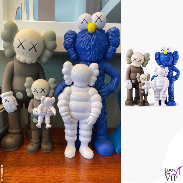 Chiara ha regalato a Fedez anche dei personaggi Kaws (1.609 euro il set)