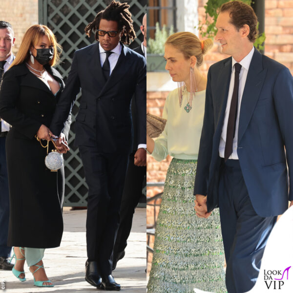 tra gli invitati anche Beyoncé con Jay-Z e John Elkann con la moglie Lavinia Borromeo 