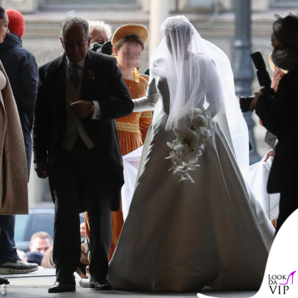 l'arrivo di Rebecca Bettarini alla Cattedrale di Sant’Isacco a San Pietroburgo 