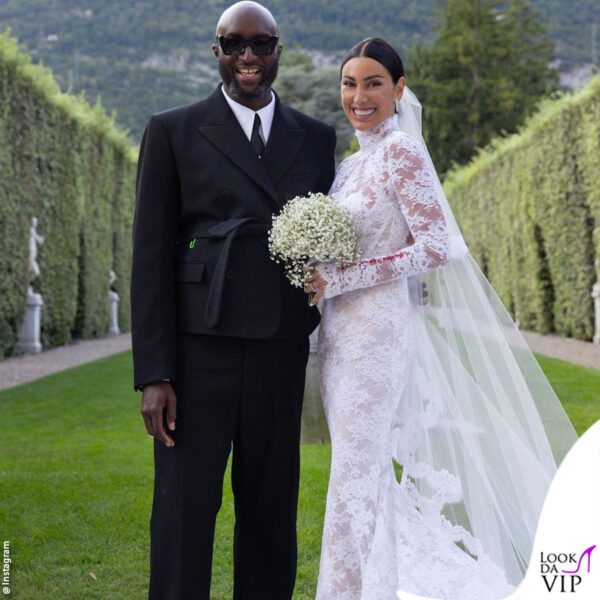 Anche Giorgia Gabriele si è affidata alle mani di Virgil Abloh per le sue nozze 