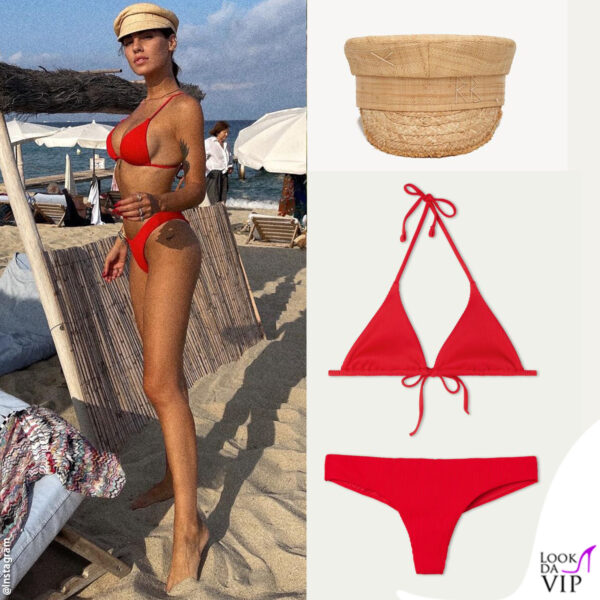 bikini Tezenis e cappello Ruslan Baginskyi per Giulia, in spiaggia