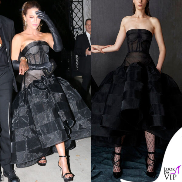 bustino steccato e gonna ampia per Kate Beckinsale in Bach Mai 