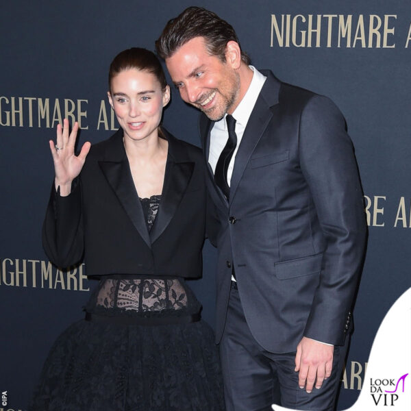 Bradley Cooper e Rooney Mara alla première di Nightmare Alley a New York 