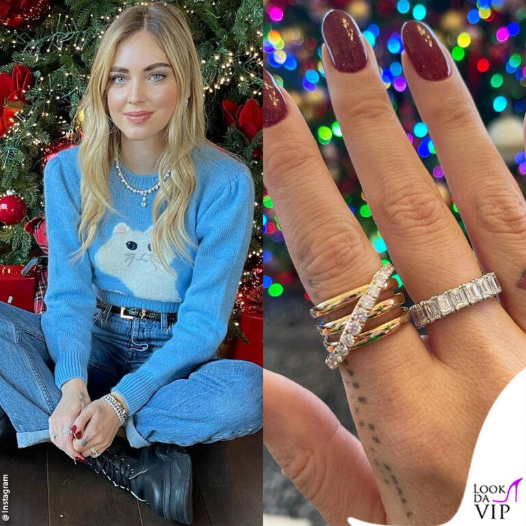 chiara ferragni mostra i regali di natale