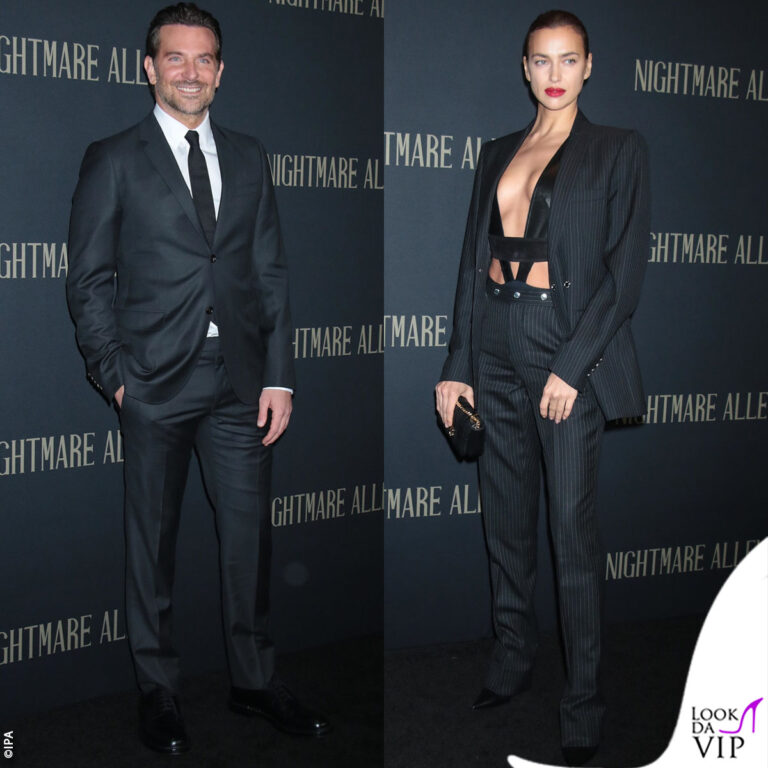 bradley cooper e irina shark alla premiere di nightmare alley a new york