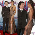 zendaya icona di stile sul red carpet di spider man con l'abito ragnatela
