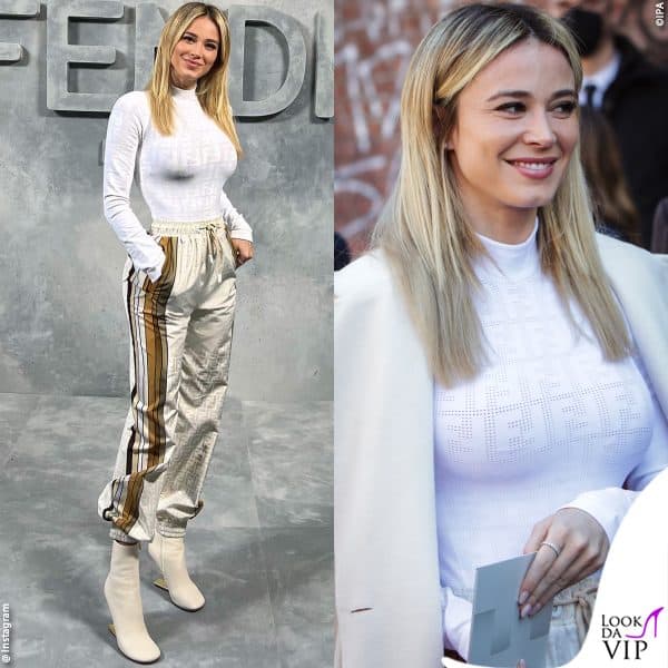 Look sporty-chic per Diletta Leotta da Fendi 