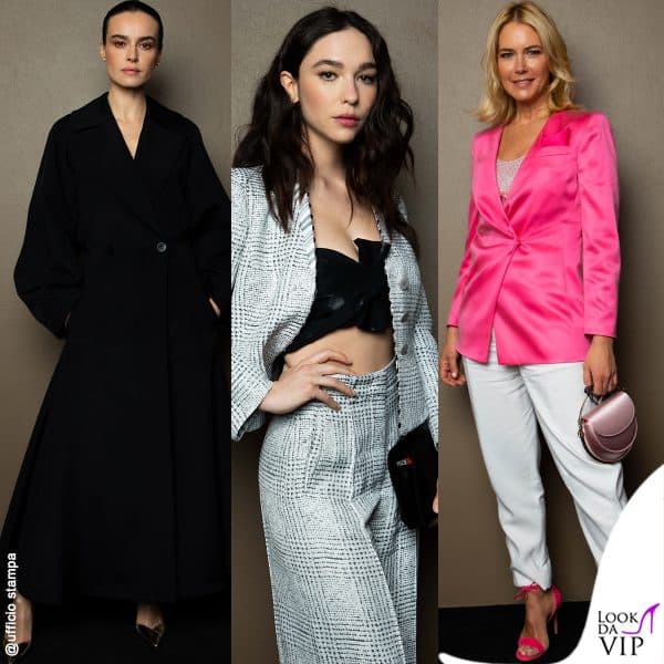 Kasia Smutniak, Matilda De Angelis e Valeria Mazza da Armani 