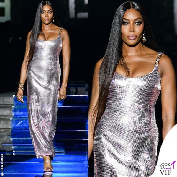anche Naomi Campbell ha sfilato per Fendi by Versace 