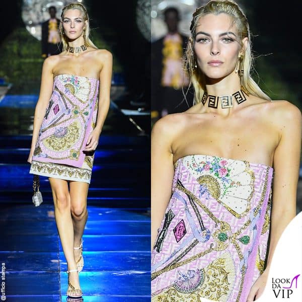 La Ceretti protagonista in passerella per Versace a settembre 